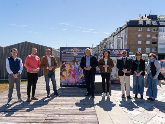 Imaxe da nova:A Xunta leva a Sanxenxo a exposición de rúa ‘Botamos un baile?’ para pór en valor a historia e legado cultural das orquestras