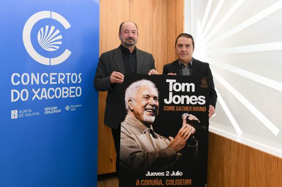 Imaxe da nova:A Xunta trae a inconfundible voz de Tom Jones á Coruña no marco dos Concertos do Xacobeo