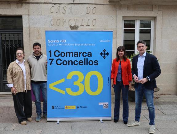 Imaxe da nova:O programa de formación e emprendemento cultural ‘Sarria<30’ desenvolverase en maio na comarca co apoio da Xunta
