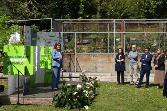 Imaxe da nova:A Xunta destaca o papel dos centros especiais de emprego na inclusión laboral durante a inauguración do Garden Botánico do Lago Cas...