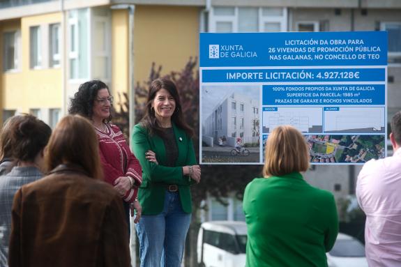 Imaxe da nova:A Xunta licita a construción de 26 vivendas públicas nas Galanas, en Teo, que suporán un investimento autonómico de case 5 M€