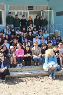 Lara Meneses recibe o alumnado de galego de Castela e León co desexo de que 