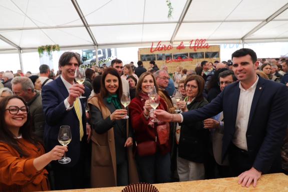 Imaxe da nova:A Xunta reafirma o seu compromiso co sector vitivinícola galego na XLIV Exaltación do Viño da Ulla