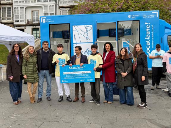 Imaxe da nova:La Xunta de Galicia inicia en Ferrol las gincanas urbanas de 'Localízate' para reforzar los vínculos de la juventud con el comercio...