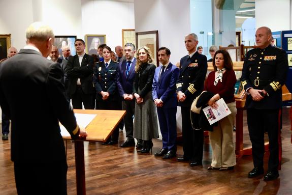 Imagen de la noticia:Martina Aneiros asiste á inauguración da exposición conmemorativa polos 300 anos do Departamento Marítimo do Norte