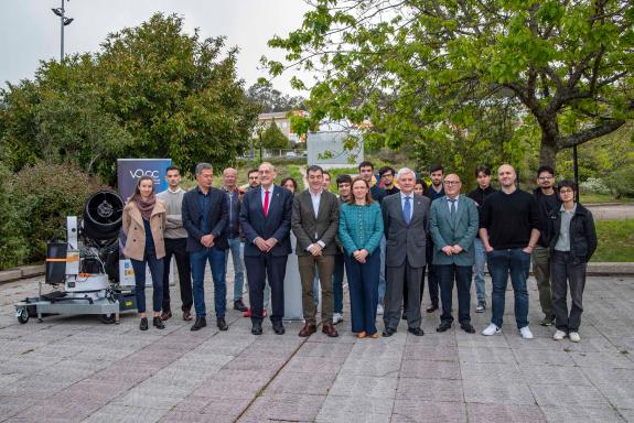 Imaxe da nova:Xunta e UVigo inauguran a maior estación de España para comunicacións espaciais con tecnoloxía cuántica