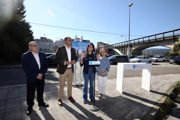 Imaxe da nova:Xunta e Concello de Poio asinan o convenio para a mellora do estacionamento público na contorna da Ponte da Barca, cun investimento...