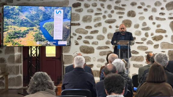 Imaxe da nova:Ángel Miramontes pon en valor a candidatura da Ribeira Sacra “como motor dun territorio máis vivo”