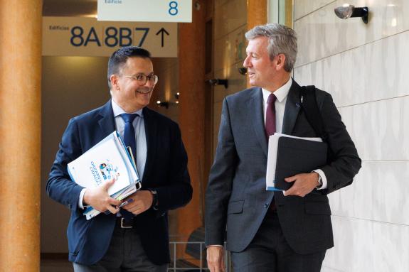 Imaxe da nova:Rueda anuncia que a Xunta aproba o decreto que institucionaliza o diálogo social como marco clave para tratar retos estratéxicos do...