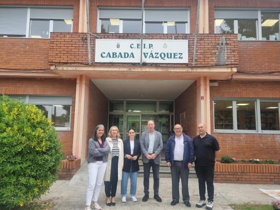 Imagen de la noticia:La Xunta destaca los proyectos educativos del Colexio Cabada Vázquez de A Estrada a través del Polo Creativo y la Biblioteca...