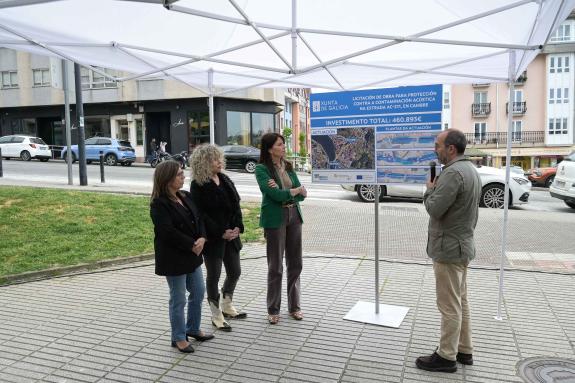 Imagen de la noticia:La Xunta licita las obras para reducir la contaminación acústica en la AC-211 en Cambre, con actuaciones de calmado del tráf...