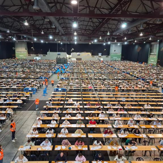 Imaxe da nova:As probas da fase de oposición do Servizo Galego de Saúde acadan o 73,16 % de participación na categoría de persoal de servizos xer...