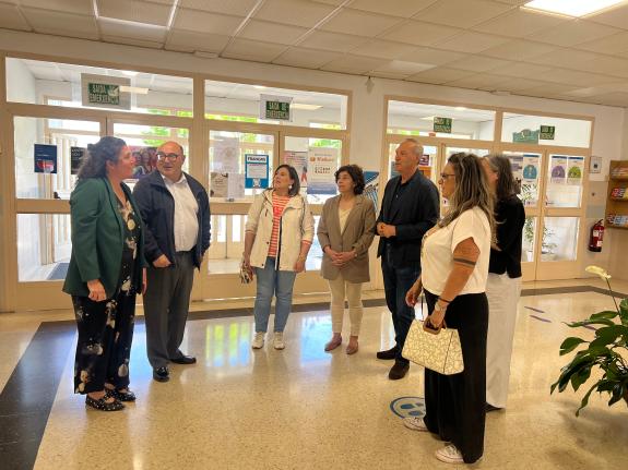 Imaxe da nova:A Xunta mellora a rede de auga sanitaria e o sistema de protección contra incendios do IES Johan Carballeira de Bueu