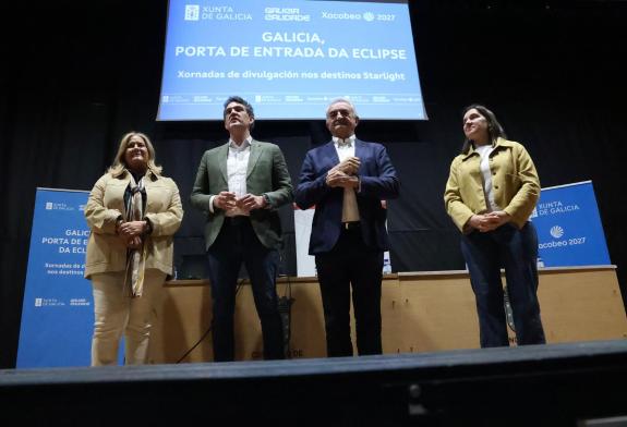 Imaxe da nova:A Xunta e o sector turístico coordinan accións no destino ‘Starlight’ de Chantada para prepararse para a eclipse deste verán