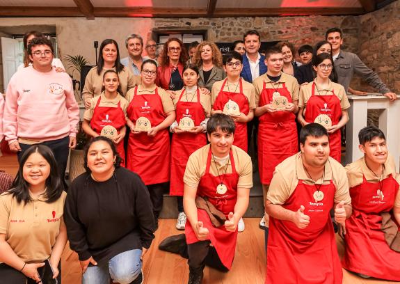 Imaxe da nova:Alumnos do Infanta Elena de Monforte de Lemos proclámanse gañadores do IV Campionato Barista de Centros de Educación Especial