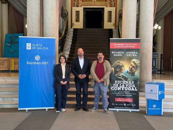 Imaxe da nova:A Xunta enriquece a oferta turística urbana de Vigo con ‘Escenas de la vida conyugal’ de Ricardo Darín, un dos maiores éxitos de te...