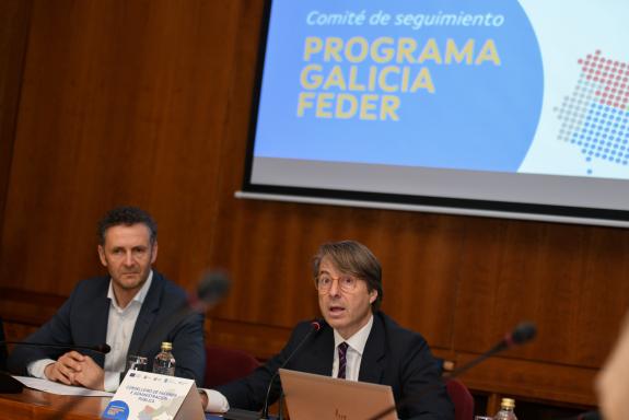 Imagen de la noticia:Miguel Corgos dibuja una Galicia más competitiva, innovadora, digital y verde con la colaboración de los fondos europeos