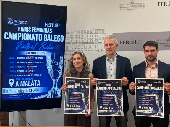 Imagen de la noticia:Martina Aneiros destaca el valor del deporte durante la presentación de las finales femeninas del campeonato gallego de fútb...