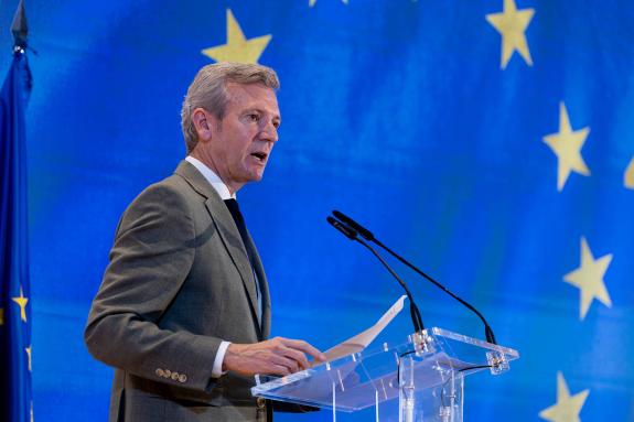 Imagen de la noticia:Rueda reivindica el importante papel que jugaron los Fondos Europeos en la construcción de una Galicia competitiva y de vang...