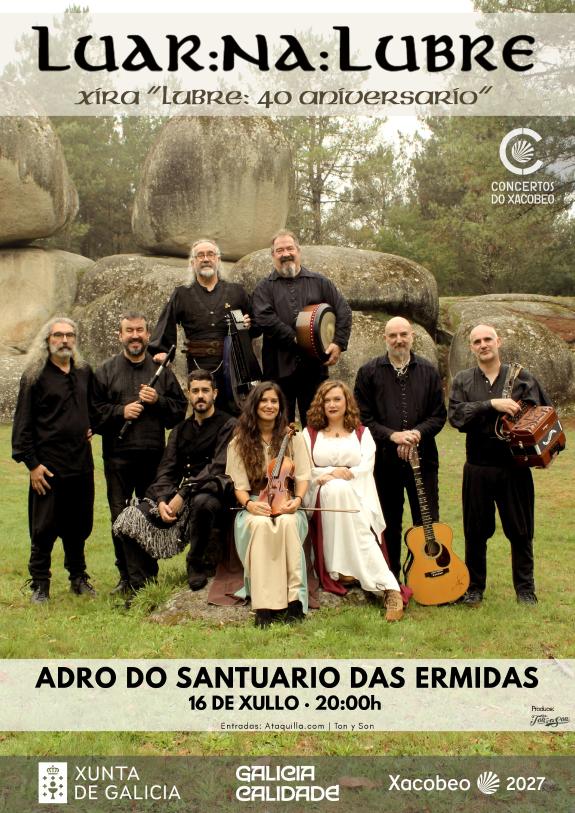 Imagen de la noticia:Turismo de Galicia lleva a `Luar na Lubre´ este verano al Santuario de las Ermitas
