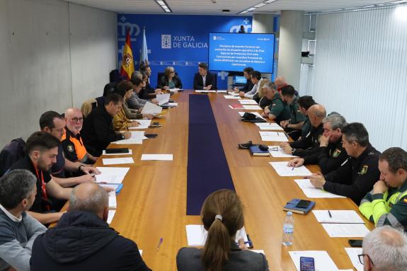 Imaxe da nova:A Xunta acolle unha reunión de coordinación dos operativos contra incendios forestais da provincia de Lugo