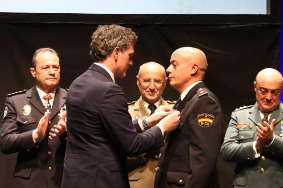 Imaxe da nova:Javier Arias participa nos actos conmemorativos da patroa da Policía Local en Lugo