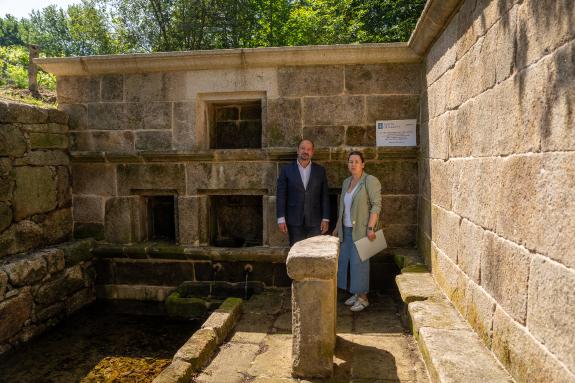 Imaxe da nova:A Xunta recupera a Fonte da Casa da Inquisición en Salvaterra de Miño para o seu impulso turístico