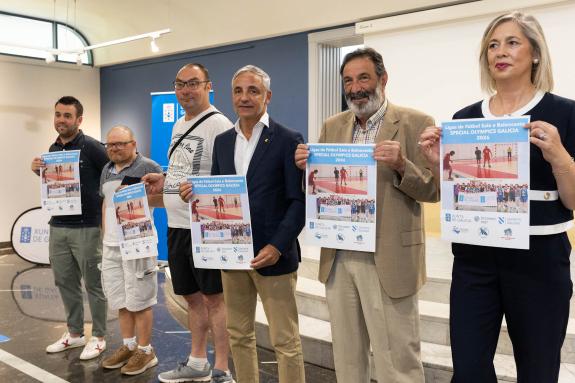 Imaxe da nova:O secretario xeral para o Deporte participa na presentación das ligas de baloncesto e de fútbol sala Special Olympics 2026