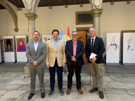 Imagen de la noticia:La Xunta destaca los lazos históricos entre Galicia y Uruguay en la inauguración en Santiago de la exposición del periodista...