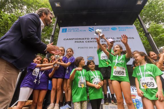 Imaxe da nova:A Xunta destaca o programa de deporte escolar Xogade como unha ferramenta para impulsar hábitos de vida saudable
