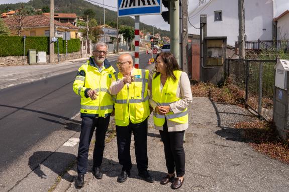 Imaxe da nova:A Xunta inviste 335.000 euros na seguridade viaria das estradas de Cangas