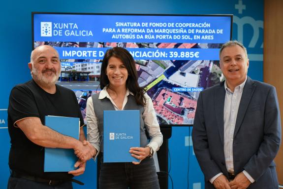 Imagen de la noticia:El Fondo de Cooperación de la Xunta colabora con el Concello de Ares en la remodelación y acondicionamiento de una marquesin...