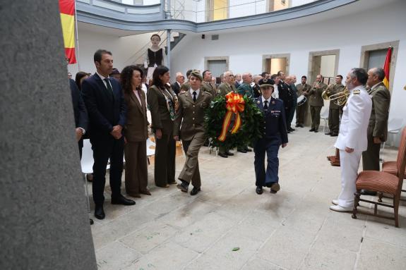 Imaxe da nova:O delegado da Xunta asistiu ao acto institucional do Día da Subdelegación de Defensa en Lugo
