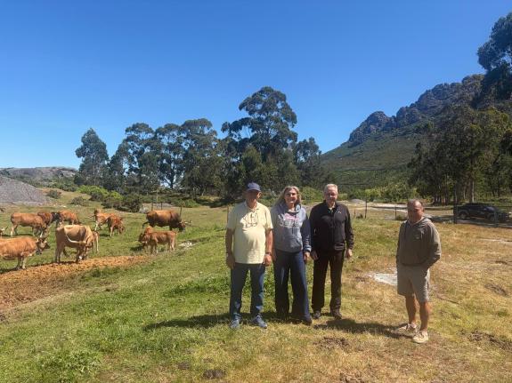 Imagen de la noticia:Medio Rural evalúa con los comuneros de Vincios la posible creación de un pastizal en sus montes