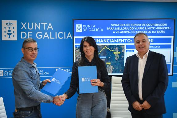 Imagen de la noticia:El Fondo de Cooperación de la Xunta facilita al ayuntamiento de A Baña la ejecución de las obras de mejora de un viario muni...