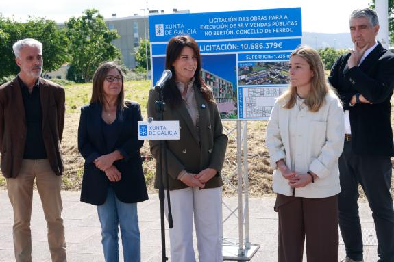 Imagen de la noticia:La Xunta licita las obras de 58 nuevas viviendas públicas en O Bertón en Ferrol, que supondrán una inversión de 10,7 M€
