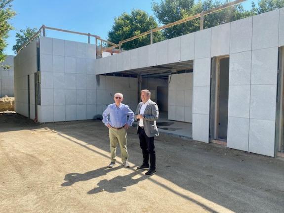 Imagen de la noticia:La Xunta constata la evolución de las obras del nuevo centro de día de Vilamarín