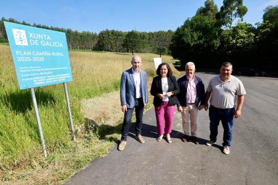 Imagen de la noticia:Belén do Campo destaca el apoyo de la Xunta de más de 85.000€ para la mejora de caminos en 3 parroquias de Coristanco al amp...