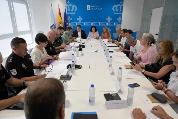 Imaxe da nova:A Xunta reforza a coordinación institucional para mellorar a eficacia na loita contra os lumes na provincia da Coruña