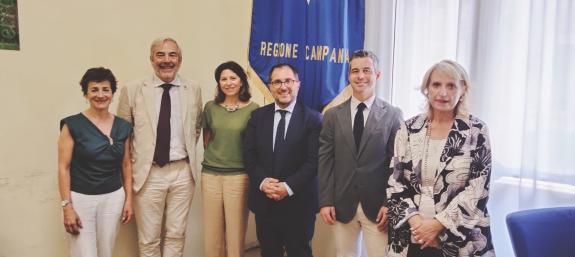 Imaxe da nova:A Xunta promove o Xacobeo 2027 entre os italianos, que no que vai de ano incrementaron nun 42% a súa presenza no Camiño de Santiago