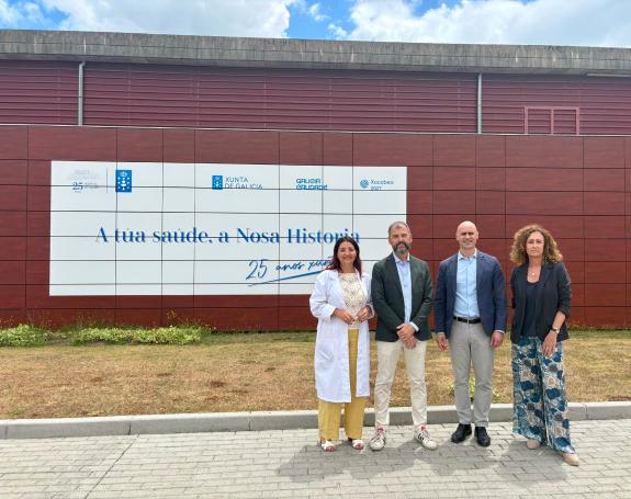 Imaxe da nova:O xerente do Sergas visita o Hospital Público do Salnés para coñecer de primeira man a  súa situación e planificar as futuras neces...