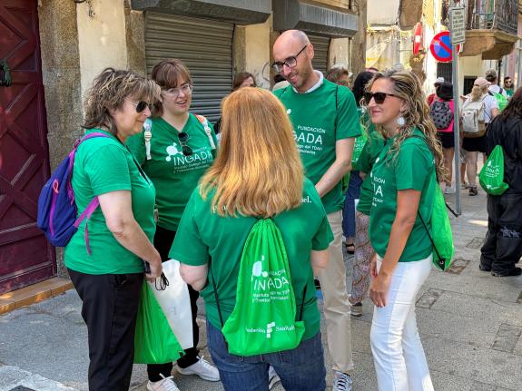 Imagen de la noticia:La Xunta recorre con la Fundación Ingada un tramo del Camino Inglés para sensibilizar sobre la diversidad