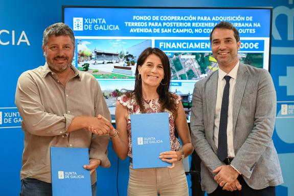 Imagen de la noticia:El Fondo de Cooperación de la Xunta facilita al Ayuntamiento de Outes la adquisición de terrenos para la posterior regenerac...