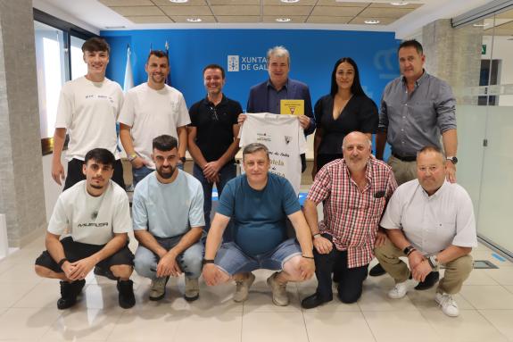 Imaxe da nova:O delegado territorial da Xunta felicita ao Antela Fútbol Club polo ascenso a Terceira Federación