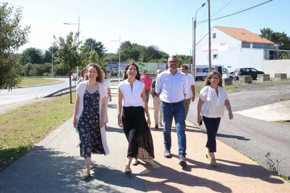 Imagen de la noticia:Allegue destaca que la variante de Carballo, en la que la Xunta invertirá 22 M€, reducirá el tráfico pesado en la trama urba...
