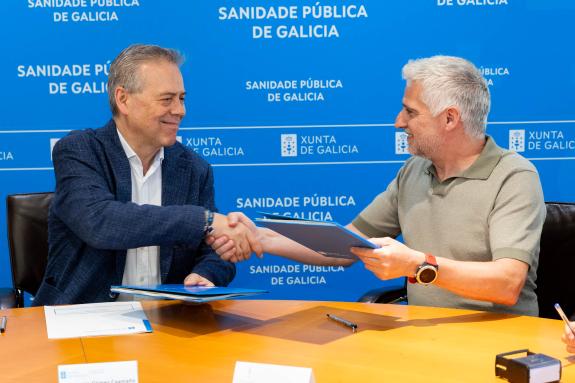 Imaxe da nova:O Servizo Galego de Saúde e a fundación Érguete-Integración renovan a súa colaboración para a incorporación social da poboación rec...