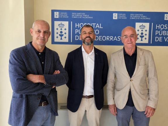 Imaxe da nova:O xerente do Servizo Galego de Saúde visita os hospitais comarcais do Barco de Valdeorras e de Verín para planificar as súas necesi...