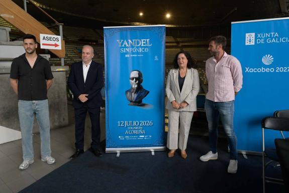Imaxe da nova:Belén do Campo salienta o compromiso da Xunta coa cultura na presentación do concerto Yandel Sinfónico, que chega á Coruña da man d...
