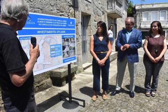 Imagen de la noticia:La Xunta y el Ayuntamiento de Xunqueira de Ambía colaboran en las obras de acondicionamiento de la canella Jorge Ferreiro y ...