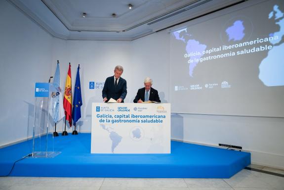 Imaxe da nova:Rueda avanza que Galicia será a Capital iberoamericana da gastronomía saudable ata 2027